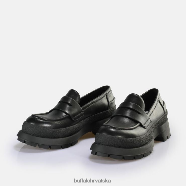 crno Buffalo nepristojan loofer vegan |mokasinke TDD6T647